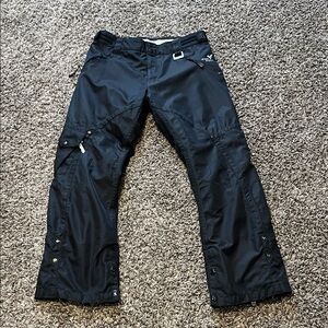 Ocean Current Black Cargo Ski Pants